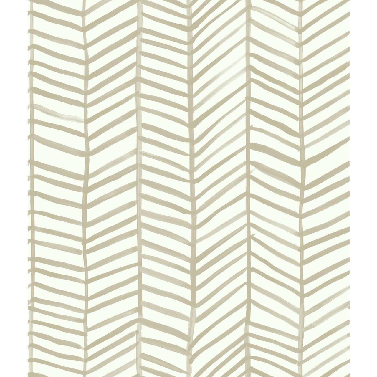 RoomMates Cat Coquillette Herringbone Peel & Stick Wallpaper